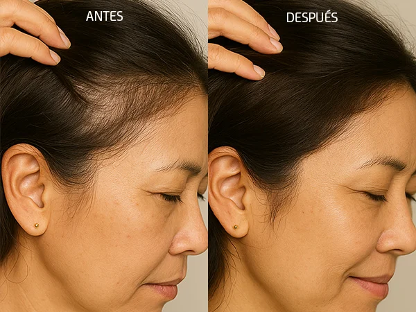 antes-depues efecto shampoo anticaída nuggela sule antes-depues efecto shampoo anticaída nuggela sule