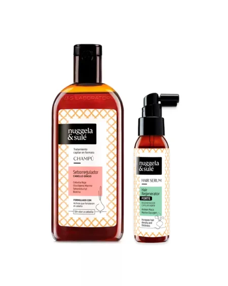 Dúo Sérum Regenerador & Shampoo Anticaída para cabello graso